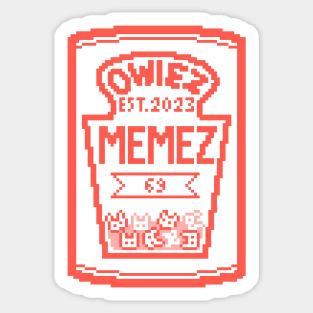 owiez memez Sticker